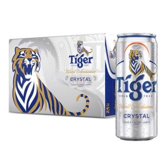 THÙNG BIA TIGER BẠC 330ML X 24 LON CAO