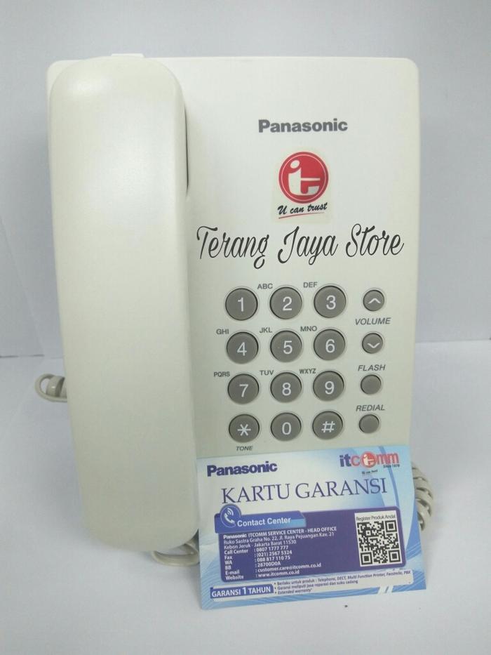TELEPON KABEL PANASONIC KX-TS505MX (PUTIH) PESAWAT TELEPON RUMAHTS 505 Giá 433,000 Đồng*Miễn phí vận chuyển