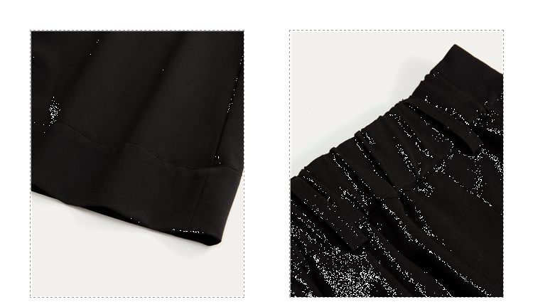 Giordano Women Pleated half elastic waist crop skirt pants Free Shipping 18425502 · v3
