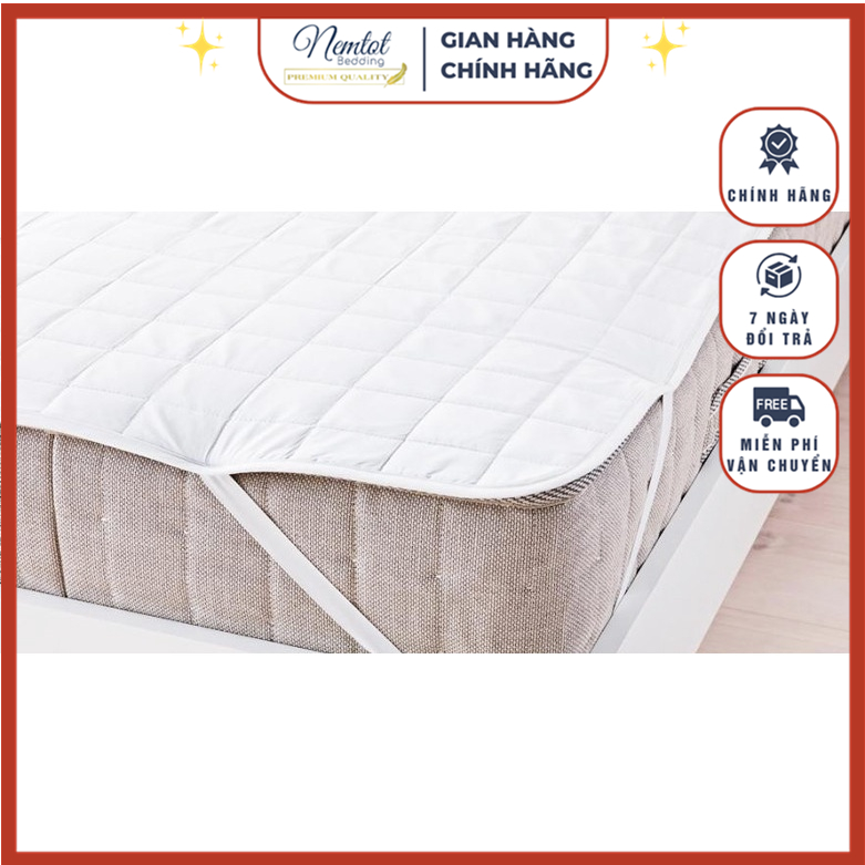 📛giá sốc📛bảo vệ nệm thương hiệu kim cương chính hãng cao cấp_tấm lót bảo vệ nệm cao su, lò xo, bông ép_tấm bảo vệ nệm kim cương dày 3cm, topper bảo bệ nệm_nemtot bedding