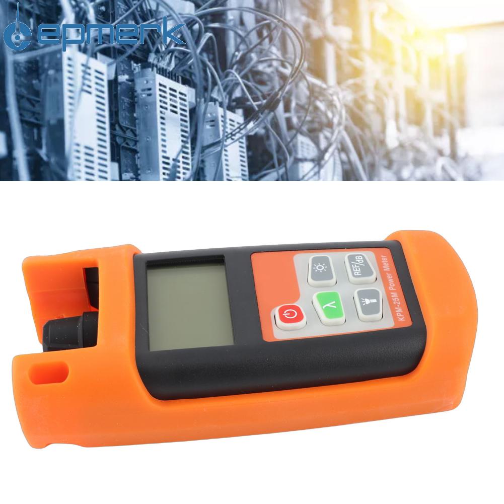 Lepmerk cáp quang Tester sợi điện Meter LCD chống bụi cho viễn thông cho giám sát