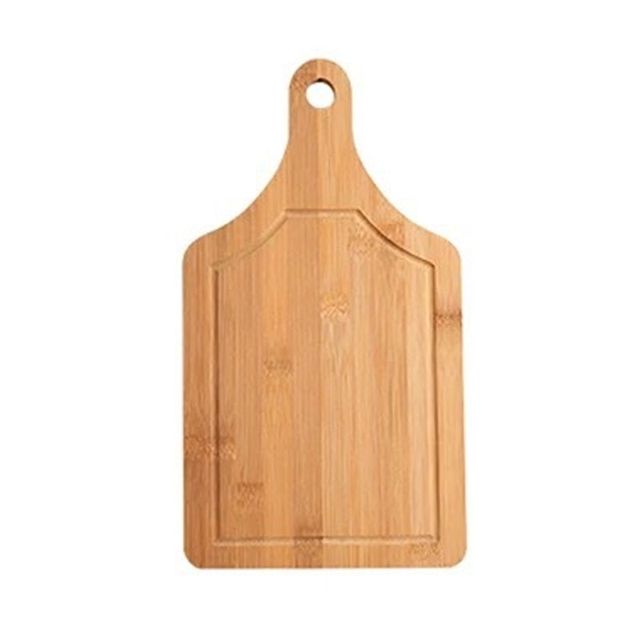 Yingke thớt gỗ trái cây bánh Pizza bánh mì tấm với xử lý bền hangable Bảng cắt phụ kiện nhà bếp