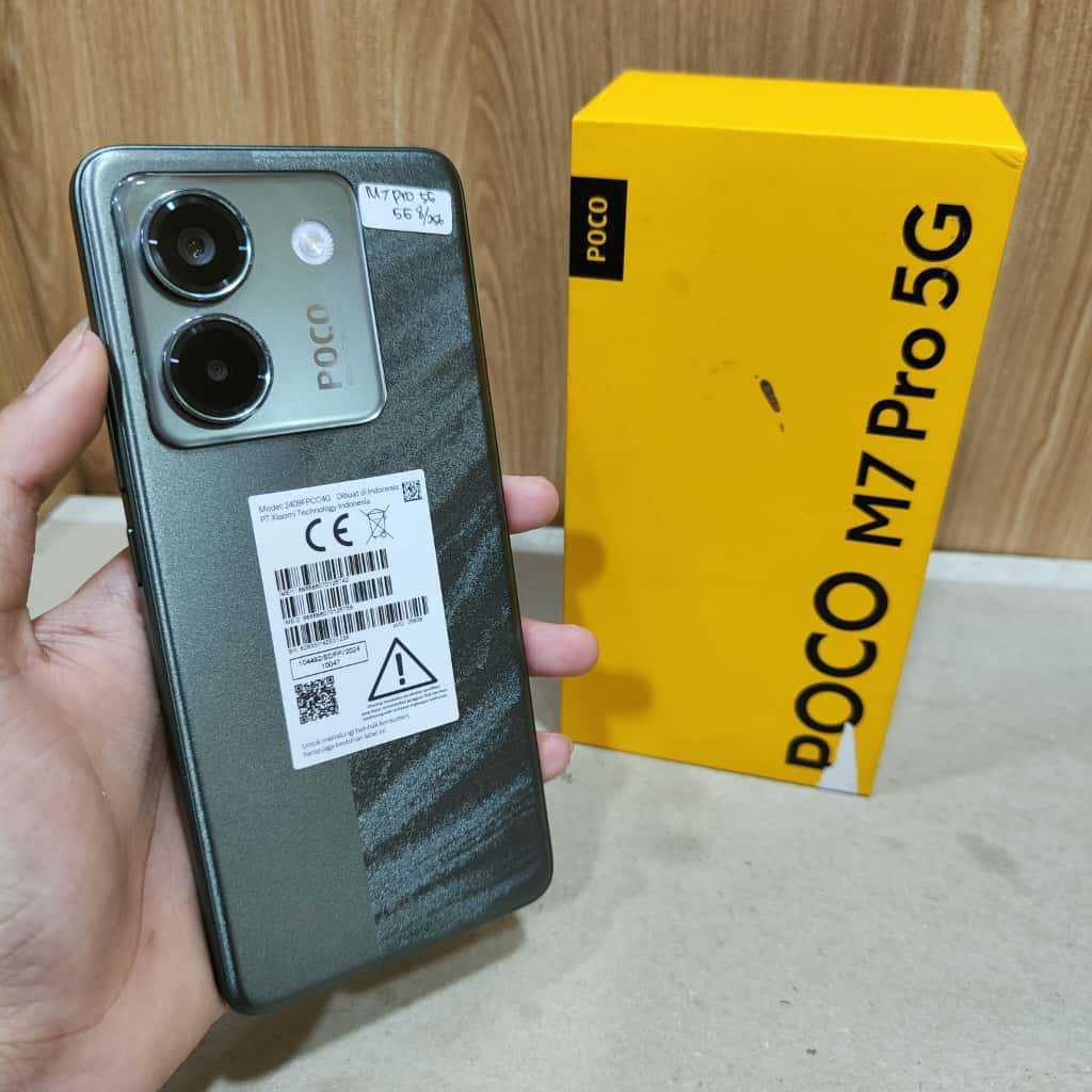 Xiaomi Poco M7 Pro 5G Ram 8 Rom 256GB Second Original Giá 2,499,500 Đồng*Miễn phí vận chuyển