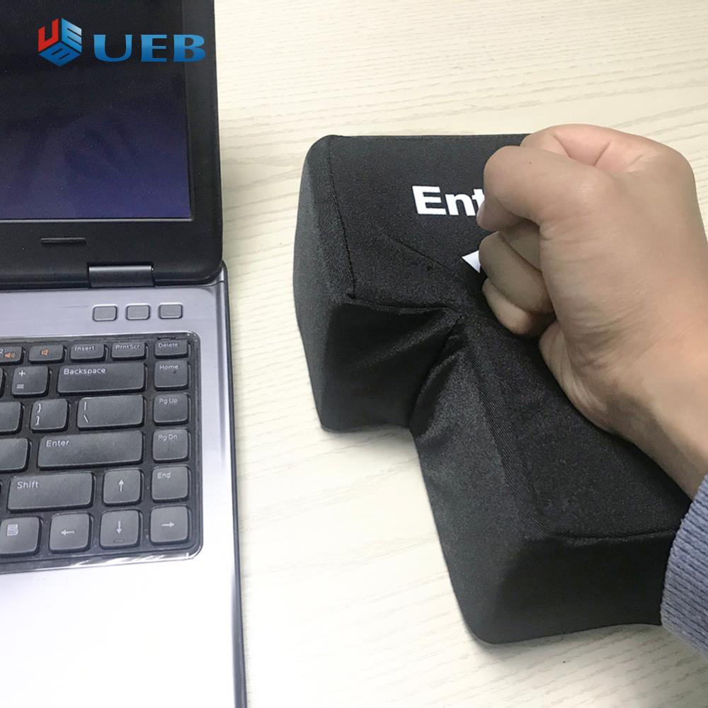 Chống căng thẳng máy tính lớn phím Enter lớn khổng lồ bàn phím USB nút thông hơi gối