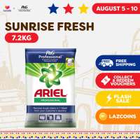Ariel Powder Detergent Professional 7.2KG Bag (Laundry Detergent Powder Fragrance)