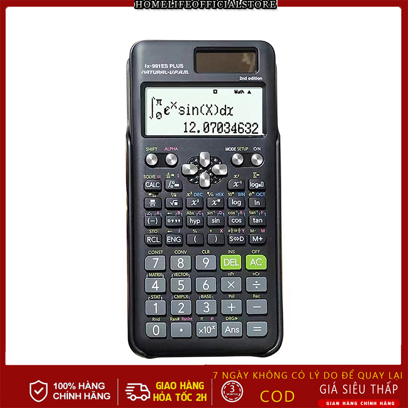🐬Máy tính Classic FX-991ES Máy tính kiểm tra khoa học Máy tính kế toán màn hình lớn Học sinh Trường học Văn phòng