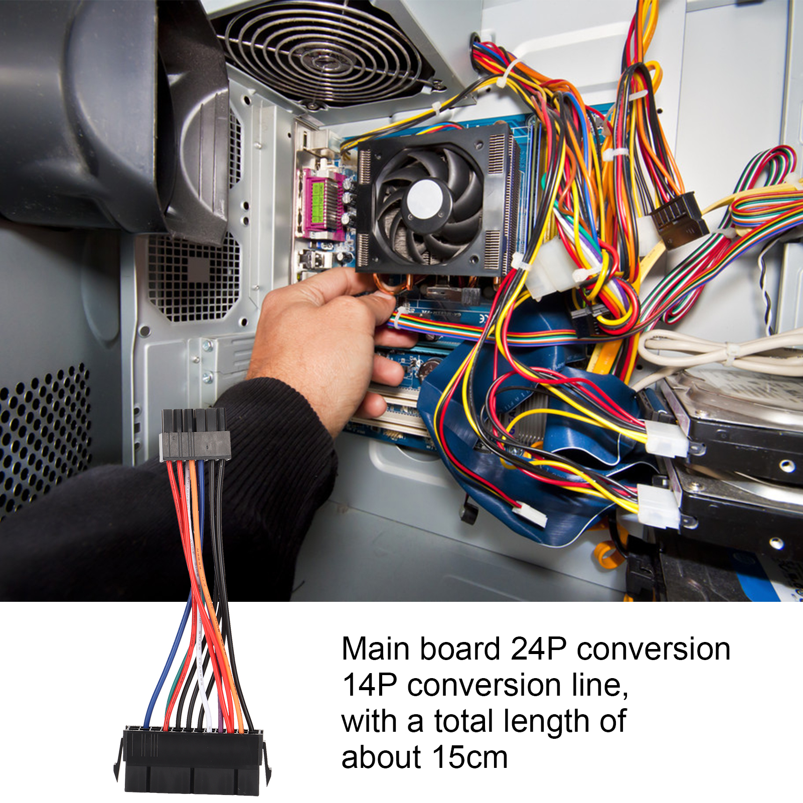 18AWG cáp điện 15cm 18AWG cáp điện cho bo mạch chủ Lenovo