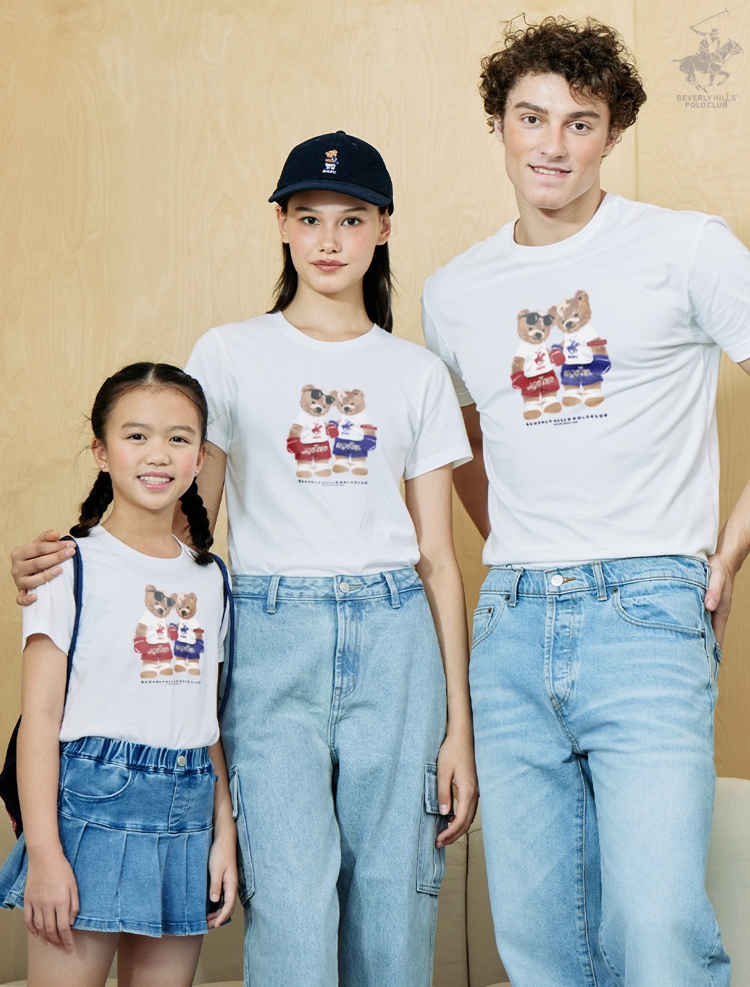 BEVERLY HILLS POLO CLUB เสื้อยืดคอกลม แขนสั้น Family Set ราคา 230 บาท*ส่งฟรี