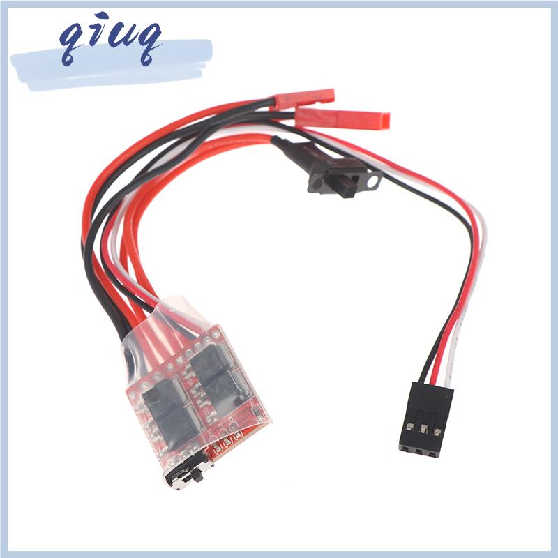 [qiuq] Micro ESC 10A 15A 20A 30A chải ESC RC ESC điện tốc độ điều khiển cho Diy Mini 1 16 1 18 1 24 RC Xe thuyền TANK W phanh