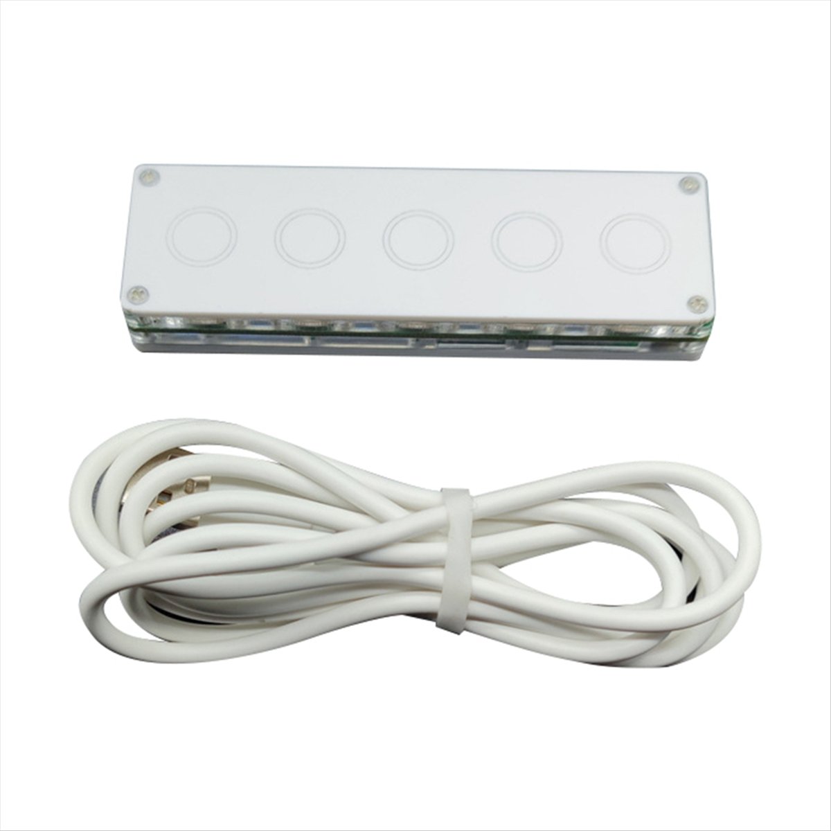 【Latest model】Customized Keyboard 5-Key Programmable Keyboard Rgb Silent Touch Volume Controller Recording Copy Paste Custom