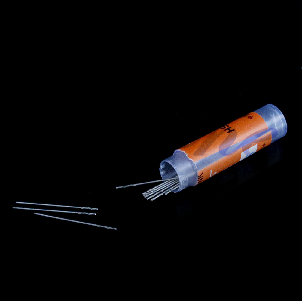 Đa chức năng 10 pcs nhỏ HSS Cỡ Nhỏ 0.5mm chuôi thẳng mũi khoan xoắn