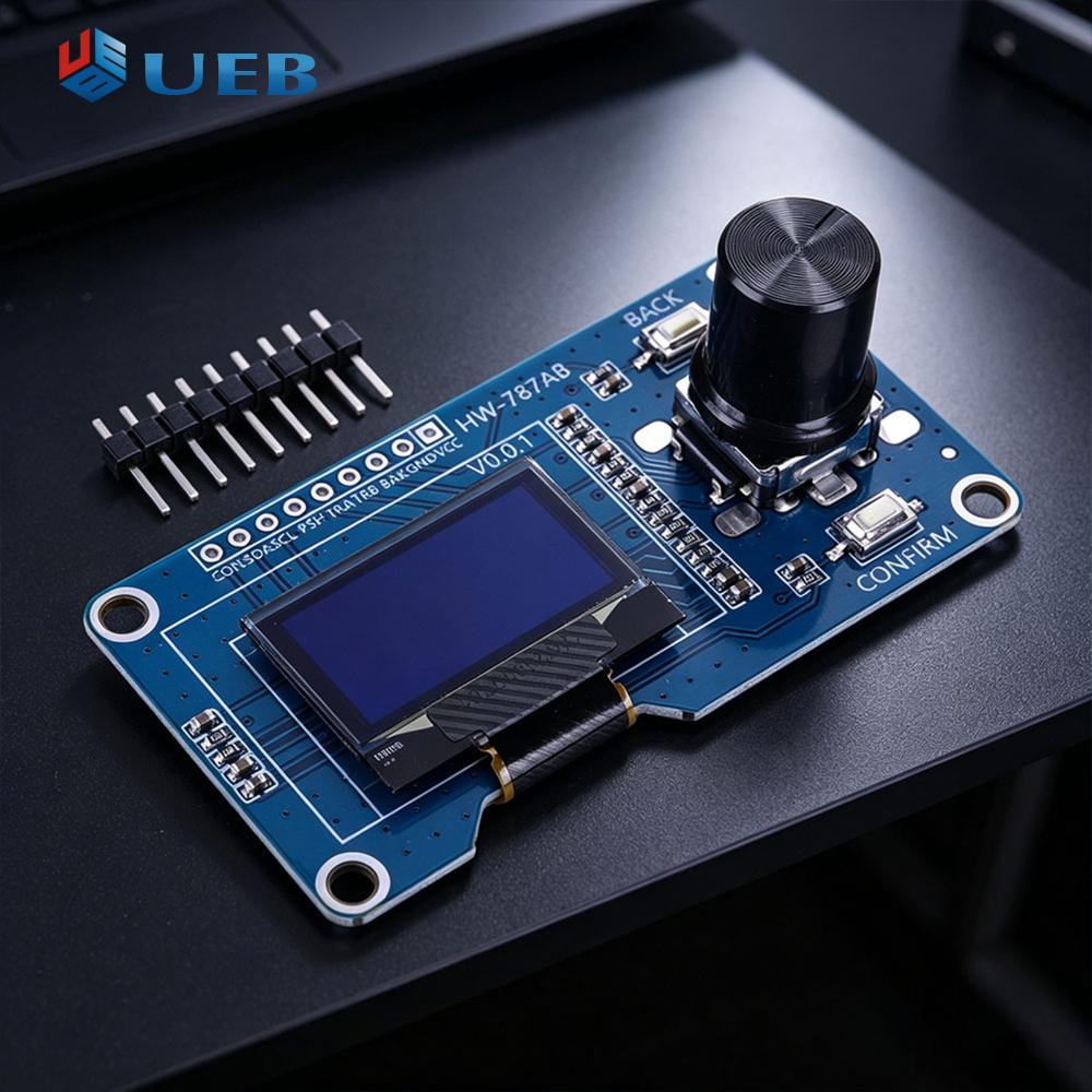 I2C OLED Screen with Rotary Knob 1.3/0.96 Inch Volume Control Encoder Display Maker Education OLED Kit for Arduino STM32 DIY Projects ราคา 185 บาท*ส่งฟรี