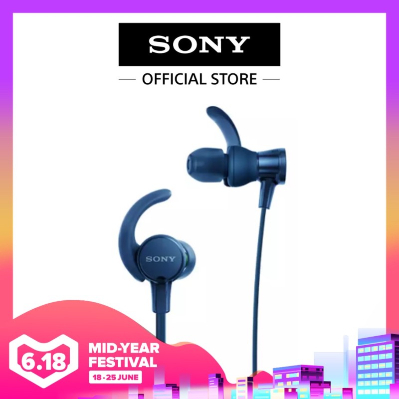 Sony Singapore MDR-XB510AS/ MDRXB510AS EXTRA BASS Sports Headphone (Blue) Singapore
