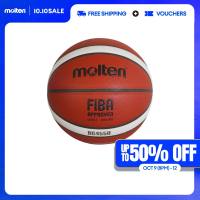 Molten B7G4550 Premium 12-Panel Leather Basketball Size 7