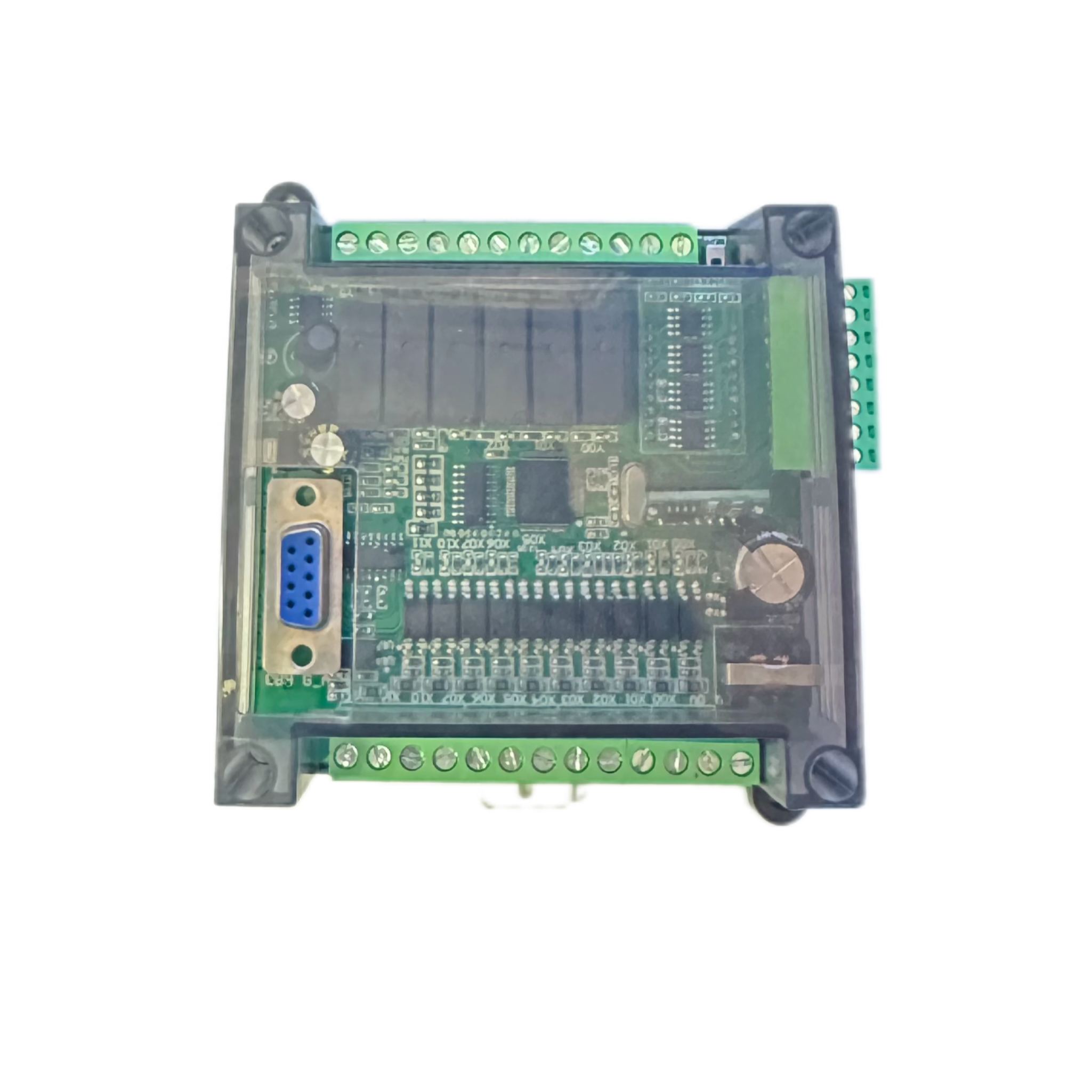 PLC HB FX2N 17MT 485 4AD2DA | 11 Đầu Vào/6 Đầu Ra transistor | tùy chọn 17MR/17MT - Tương Thích Mitsubishi FX2N, Đếm & Xung Tốc Độ Cao