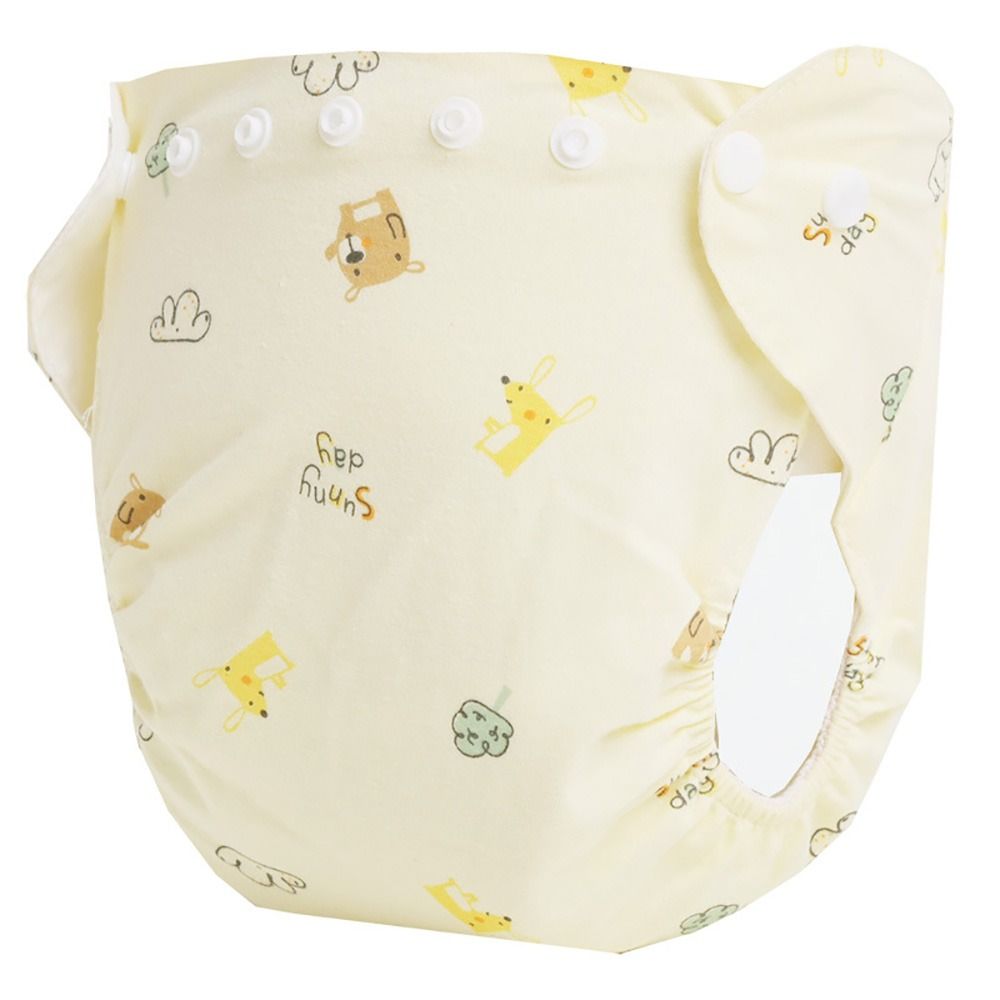 ADMINNISTRATE TRIGON74ON9 S M L Baby Washable Diaper 0-18 Months with Buckles Reusable Nappy Convenient 3-14kg Diaper Pants Newborn Kids - 3