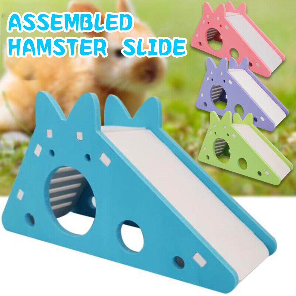 DIY Hamster Slide House PVC Pet Toy Hamster Hedgehog Nest Pet Slide House Assembled Colour Y5Z5