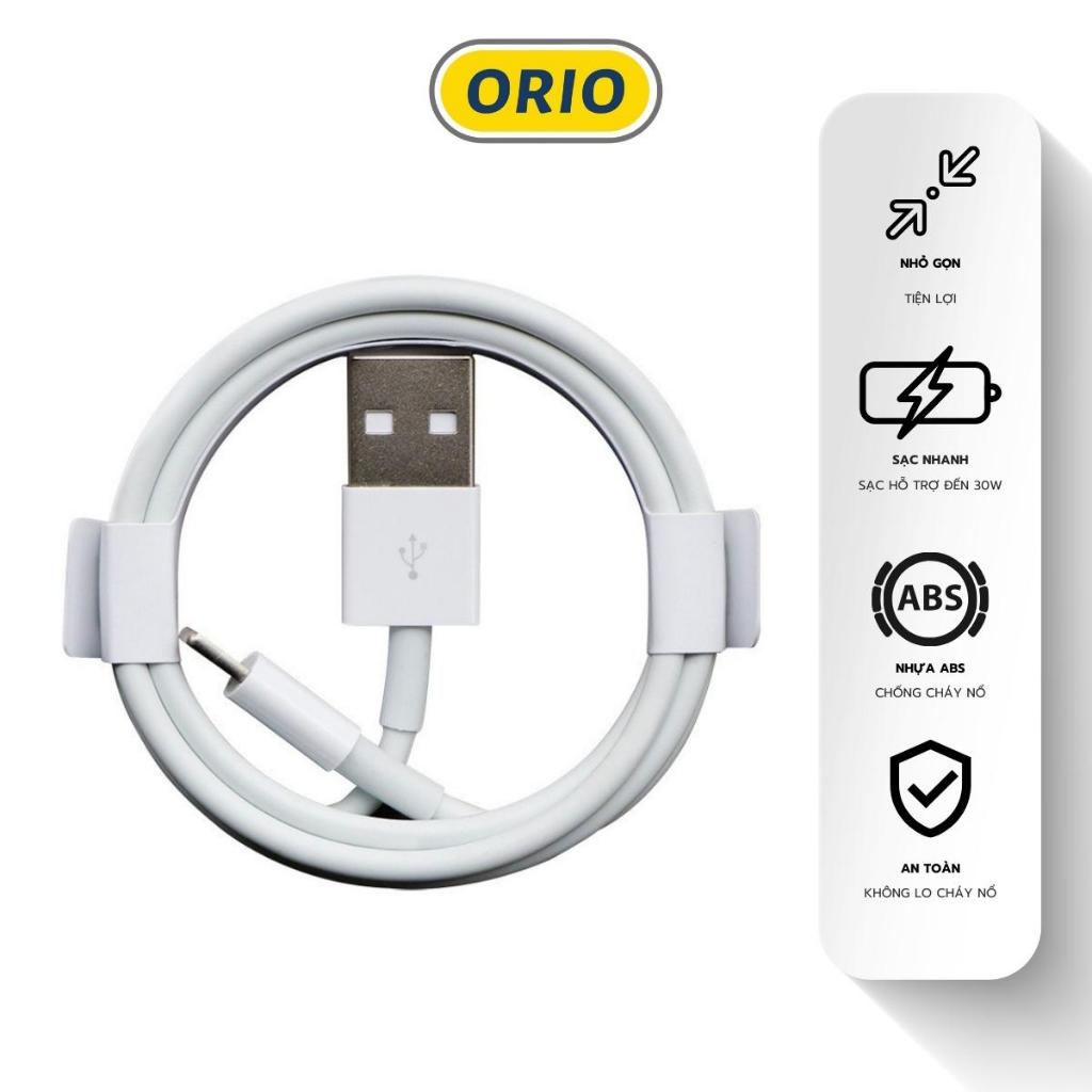 Dây Cáp Sạc 10W USB To Lai ning Cho Điện Thoại Phụ Kiện Tai Nghe Bluetooth Pin Dự Phòng - ORIO-DC01