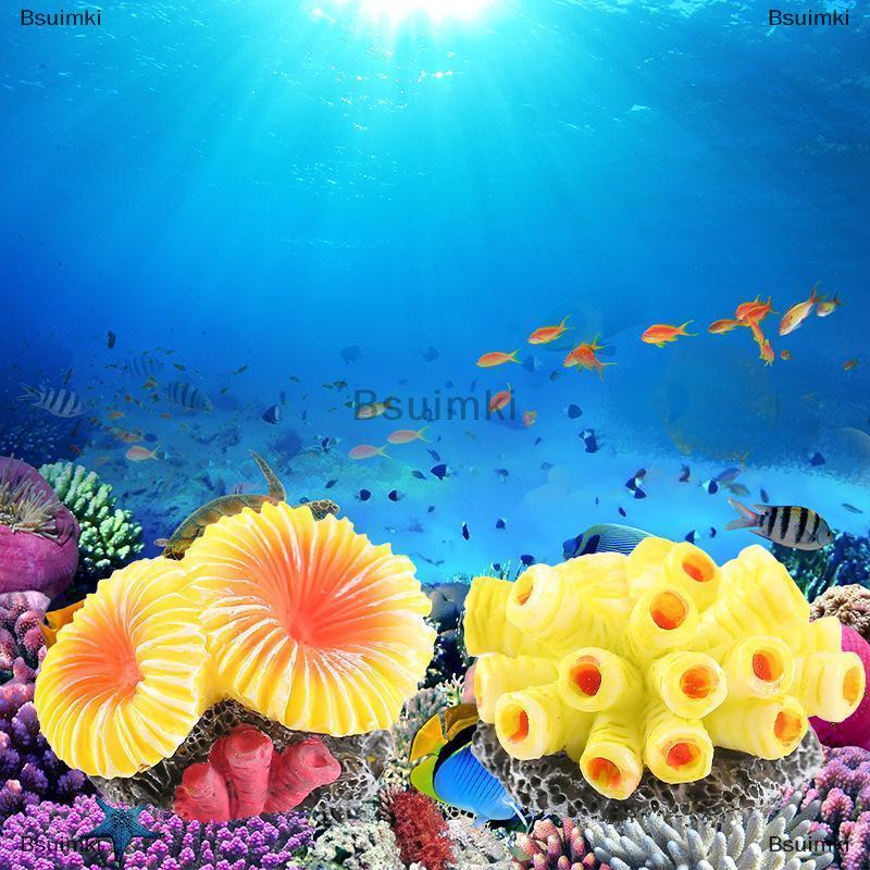 [COD] Bsuimki Mini Nhựa Mô Phỏng San Hô Rong Biển Trang Trí Hồ Cá Thủ Công Thu Nhỏ Hình Trang Trí Cho Cổ Tích Vườn Micro Cảnh Quan