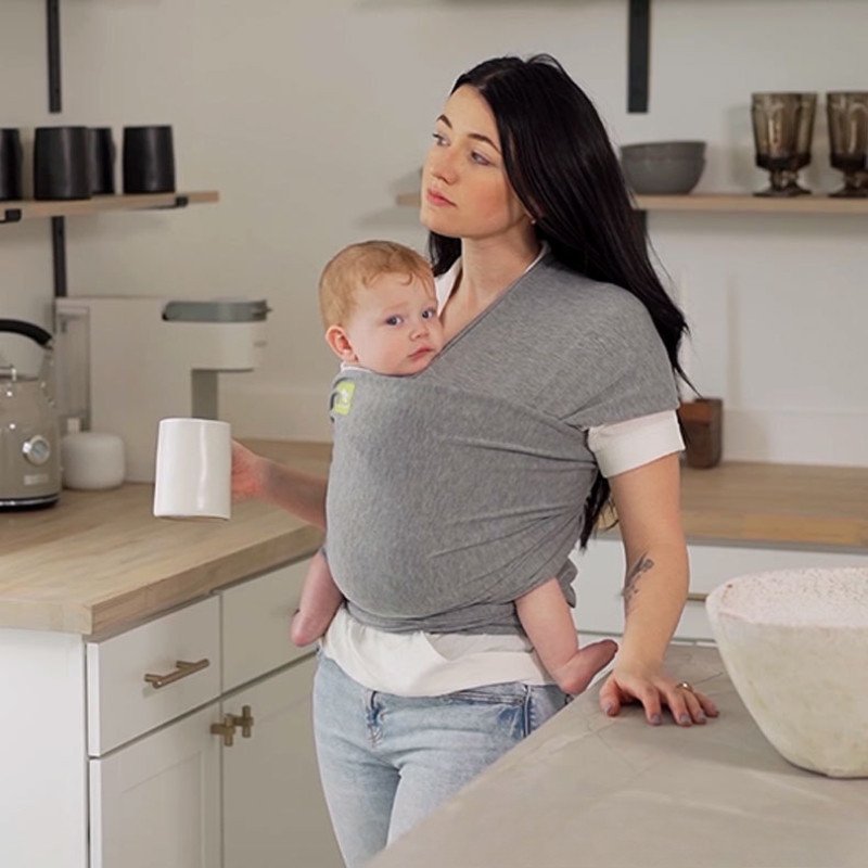 Mishilei Địu vải cho bé sơ sinh cotton cao cấp thoáng mát ôm sát hỗ trợ mẹ choàng bé đi chơi
