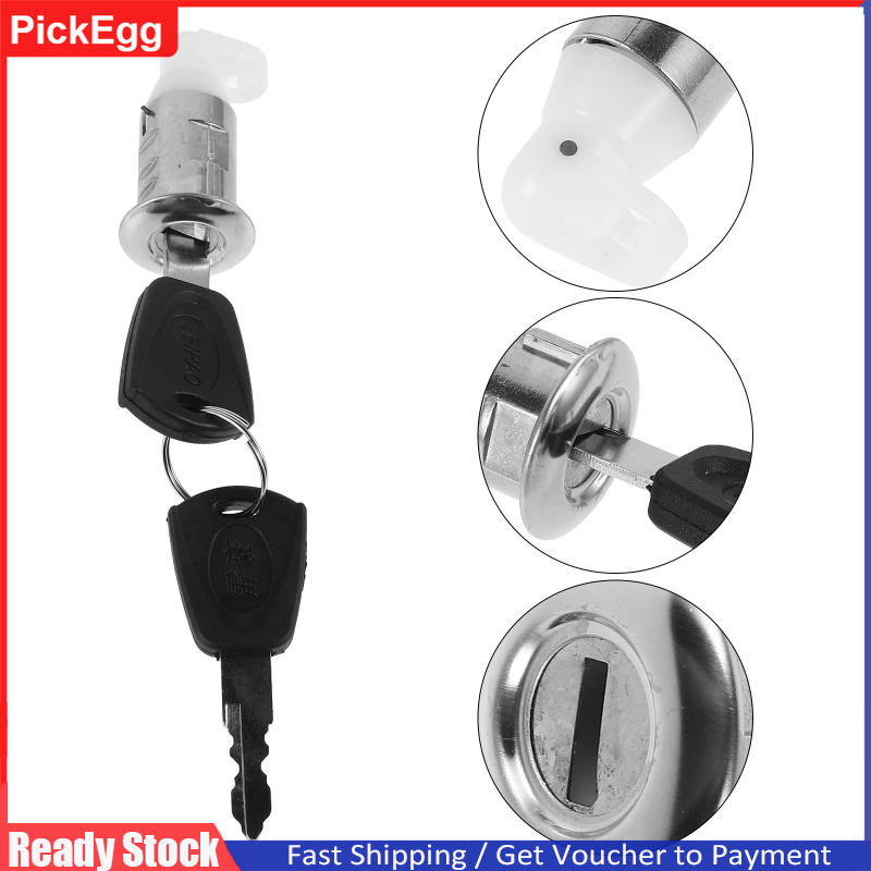 Pickegg Khóa xe máy Khóa phím ghế Khóa xe máy hạng nặng Khóa ghế xe máy Khóa ghế xe máy Xi lanh khóa xe máy Khóa phím xe máy cho xe máy điện
