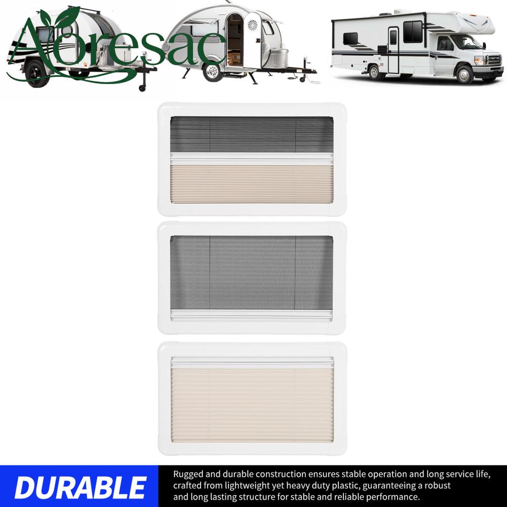 Aoresac RV หน้าต่างผ้าม่านภายในผ้าม่าน Windows Fading Proof ไฟเบอร์กลาสแมลงสำหรับ Camper Van Caravan Motorhome ราคา 2,616 บาท*ส่งฟรี