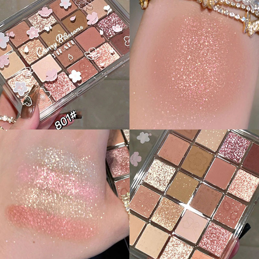 【QNF】20 màu sắc phấn mắt ngọc trai Matte màu đất Eyeshadow xách tay dài sáng bóng lâu dài bút vẽ mắt tự nhiên trang điểm mắt mỹ phẩm