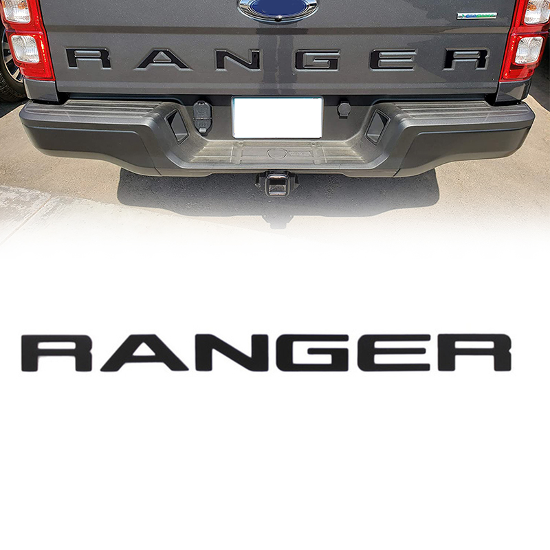 Tailgate Insert Letters for Ford Ranger 2019 2020, 3D Raised & Decals Letters, Tailgate Emblems