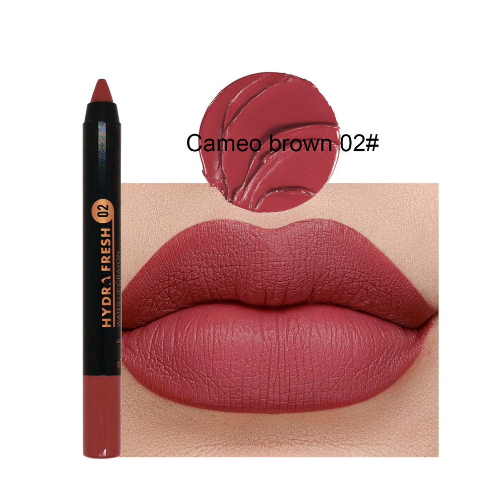 Merbox * Cổ * Mới Son lì bút chì trang điểm không thấm nước son bóng mỹ phẩm làm đẹp lâu trôi sexy hot bán nude nhung