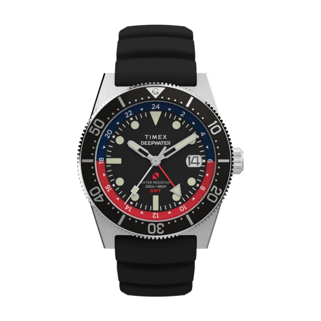 Timex TW2W75000 DEEPWATER REEF 200 GMT 41mm นาฬิกา นาฬิกาข้อมือ นาฬิกาข้อมือผู้ชาย ราคา 10,950 บาท*ส่งฟรี