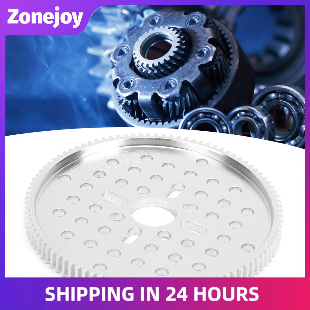 Zonejoy Spur Gear 96 Răng Nhôm Hình Trụ Mod 0.8 14mm Công cụ Phần cứng Lỗ Trung tâm