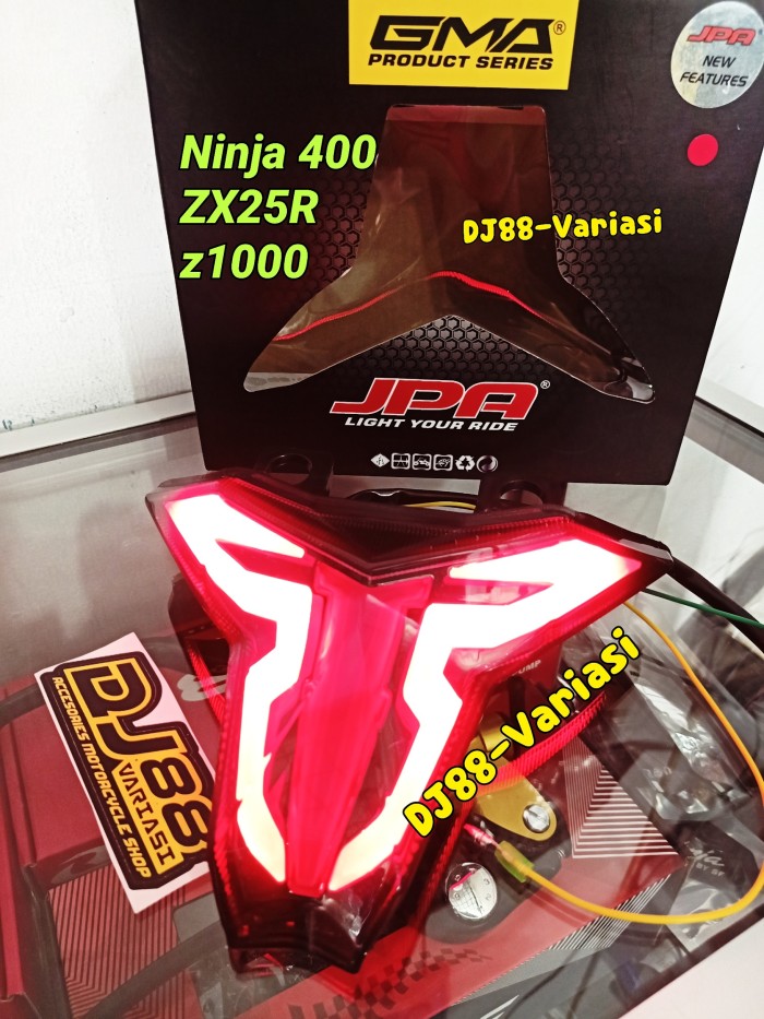 STOPLAMP JPA RAZOR NINJA 250 FI 2018 ZX25R LAMPU 3IN1 Z1000 SUGOMI LED Harga 1,345,000 rupiah*Gratis Ongkir