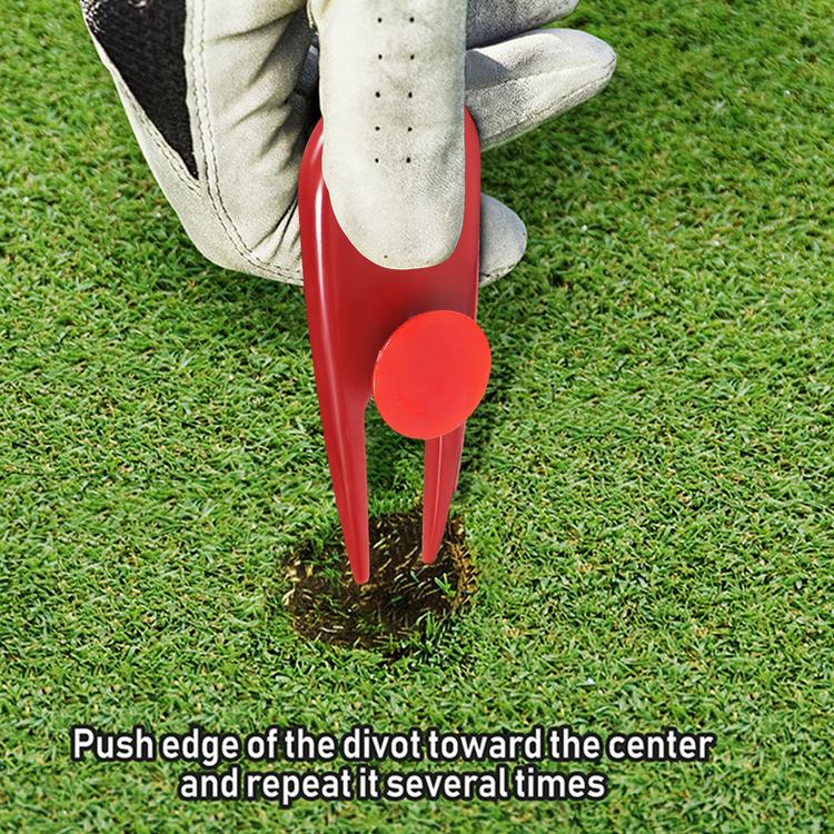 Divit Golf Tool Ball Marker Golf Repair Tool and Divot Fixer for Golf Accessories Divot Repair Tool Golf Accessories Durable and Lightweight Divot Tool for Golf Lovers and Advancers rational