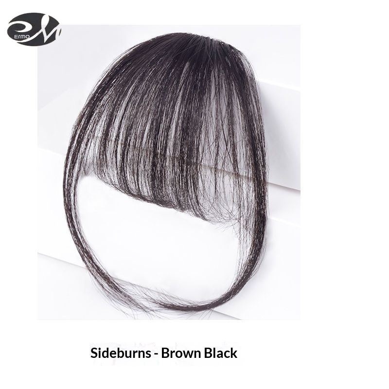 ERMO Natural Human Hair Bangs Extension for Women, Soft Airy Fringe with Seamless Blend and Comfortable Fit ราคา 32 บาท*ส่งฟรี