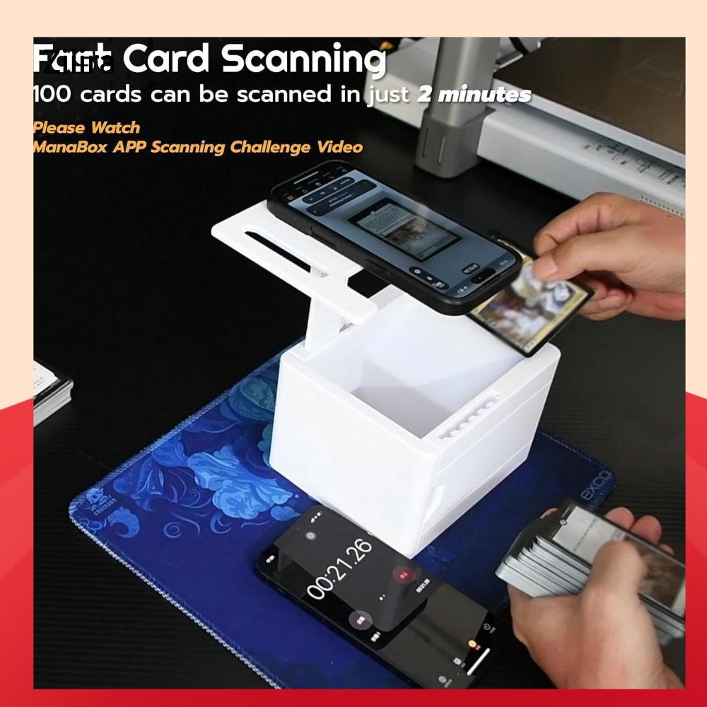 ZIIIRA In 3D Máy quét thẻ Quét nhanh chóng Phổ quát Người bán thẻ TCG Di động Có thể điều chỉnh Máy quét thẻ giao dịch Phụ kiện chơi game