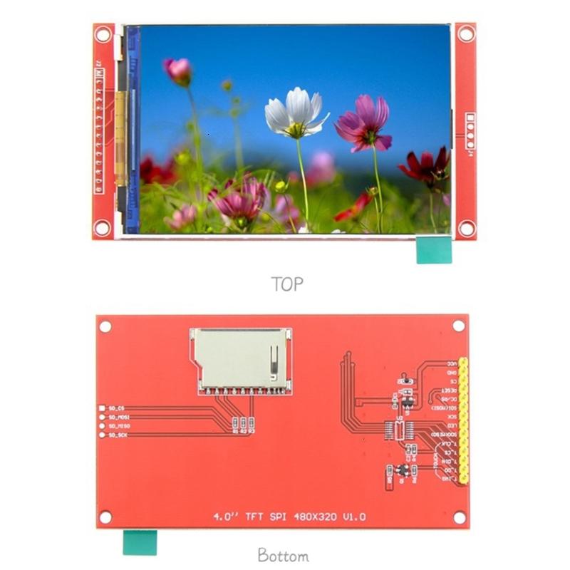 4inch 480x320 SPI Mô đun TFT LCD màn hình hiển thị điều khiển ili9486 chip Touchable bảng điều chỉnh