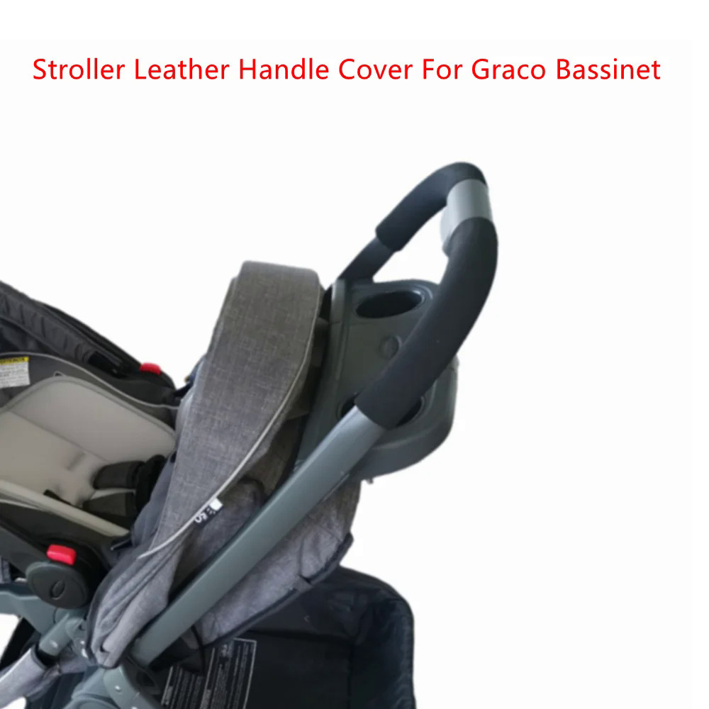 New Xe đẩy em bé da bìa cho Graco bassinet pram xử lý Bumper tay áo trường