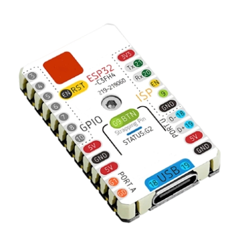 NEW- <br>For M5Stamp C3U Mate for Stamp C3U IoT Development Board EPS32-C3 RISC-V Core Giá 528,000 Đồng*Miễn phí vận chuyển