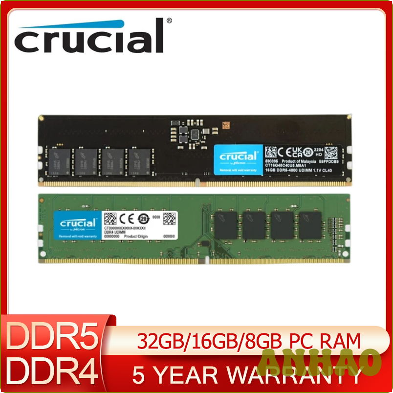 Shop Ddr5 16gb 5600 Crucial at Better Price Online | Lazada Singapore