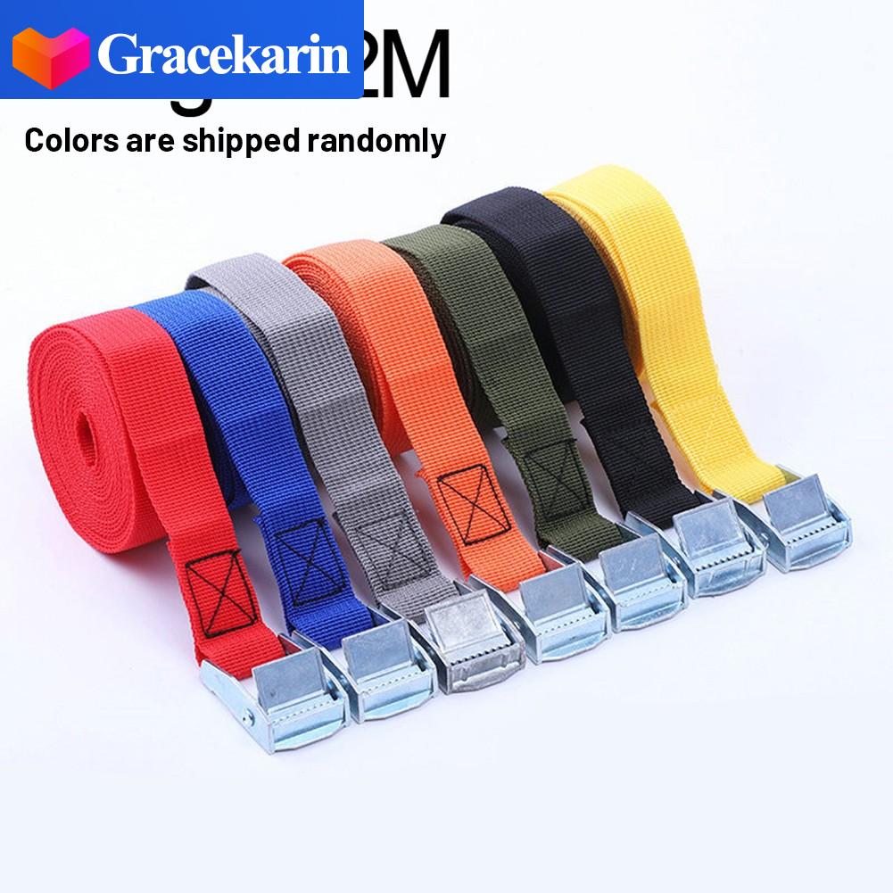 Gracekarin bền 2M khóa tiedown vành đai mật độ cao Polyester Vải cho hàng hóa dây đai Hot Bán