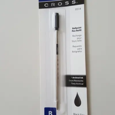 CROSS ballpoint pen refill (black fine)