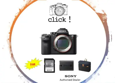 (CLEARENCE) Sony ILCE-7RM2 Body/ A7RM2 (Free 64GB SDXC card + Sony NP-FW50 Battery + Sony Bag)