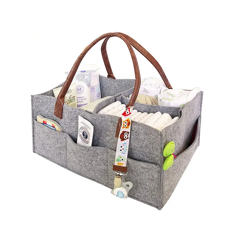 Baby Diaper Caddy Organizer, Cotton Rope Diaper Basket Caddy, Changing Table Diaper Storage Caddy, Baby Baskets for Storage, Baby Shower Gifts for Newborn