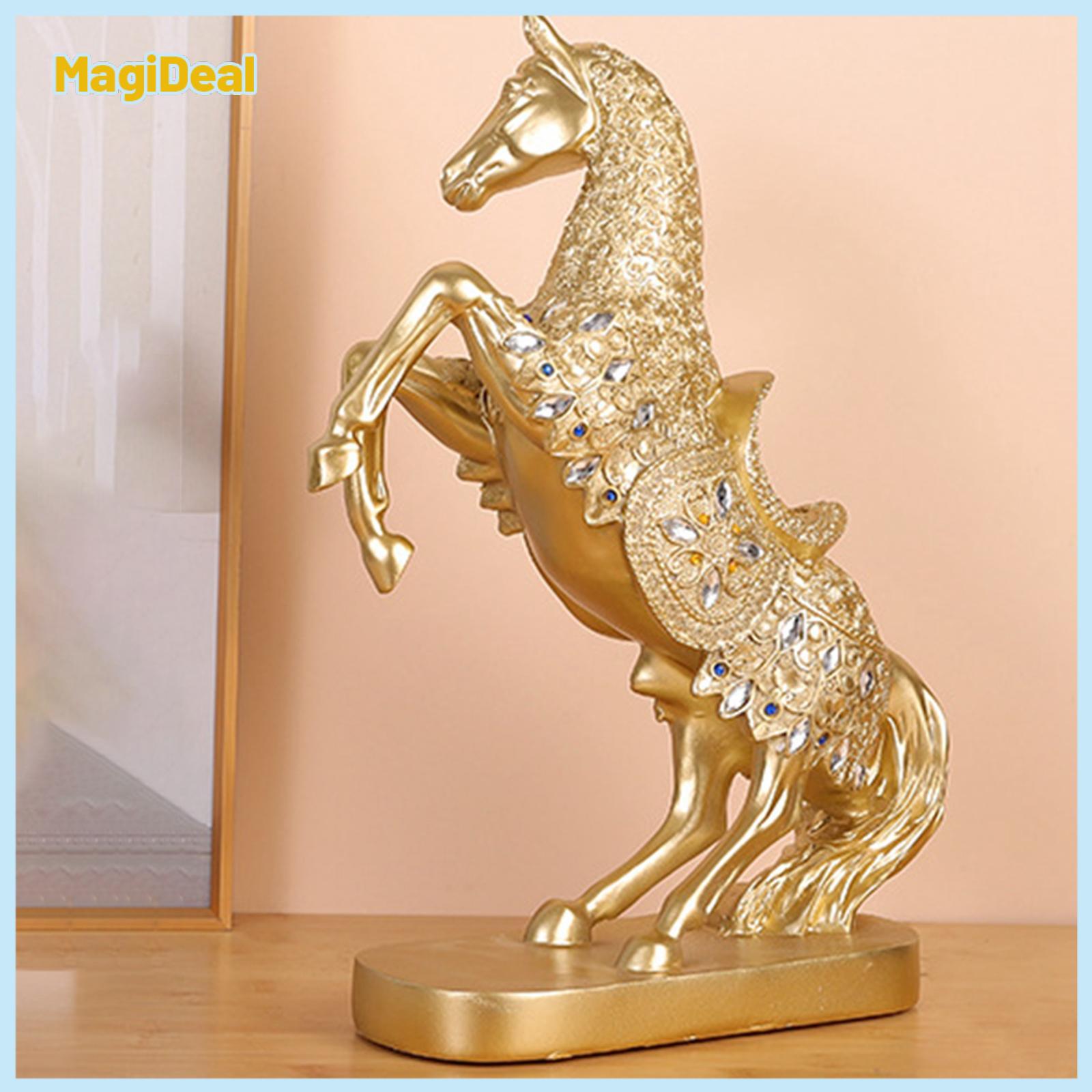 MagiDeal Horse Statue Figurine Desktop Collection Ornament Art Crafts for Bedroom ราคา 2,283 บาท*ส่งฟรี
