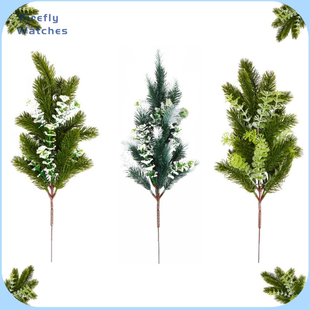 LOENLY TREE PE nhân tạo Cây giáng sinh Cây giáng sinh Màu xanh lá cây Cành cây thông giả Sáng Tạo Quà Tặng Vòng hoa Tự làm Văn phòng khách sạn