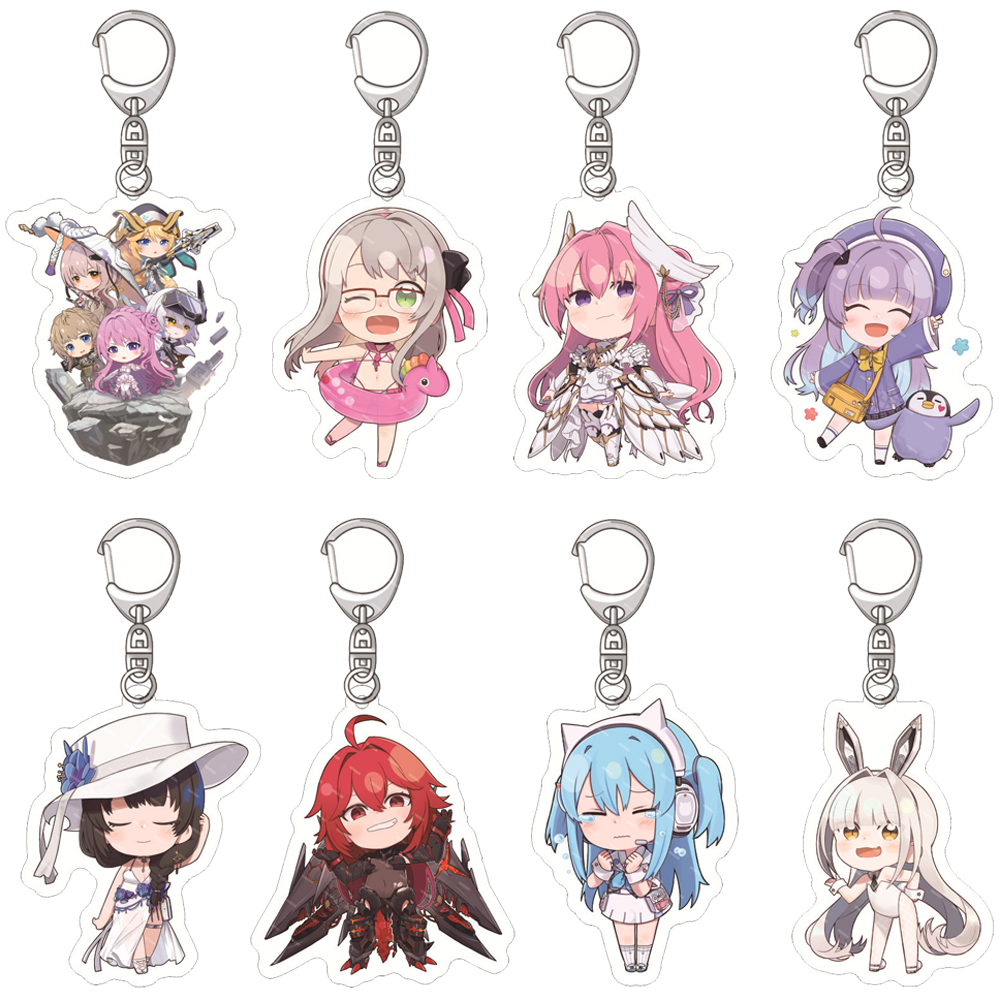 【Booming】 Game Goddess Of Victory Nikke Figure Keychain Girl Boy Cute Cosplay Prop Key Chain Bag Pen