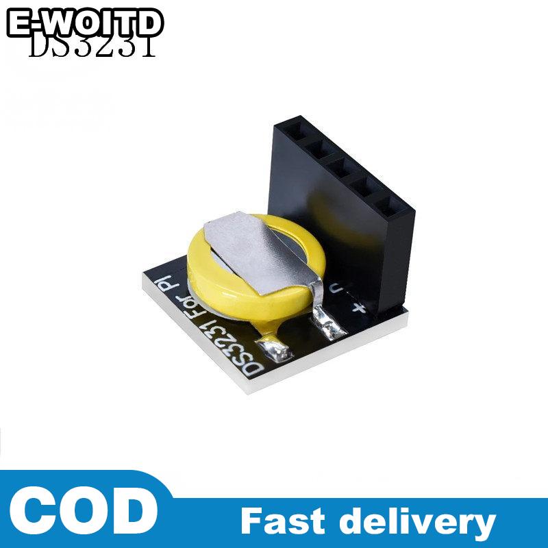 E-WOITD โมดูล RTC DS3231สำหรับราสเบอร์รี่ที่ไม่มีการจับเวลาทางเลือกแบตเตอรี่สำหรับอุปกรณ์อิเล็กทรอนิกส์ที่กำหนดเอง ราคา 76 บาท*ส่งฟรี