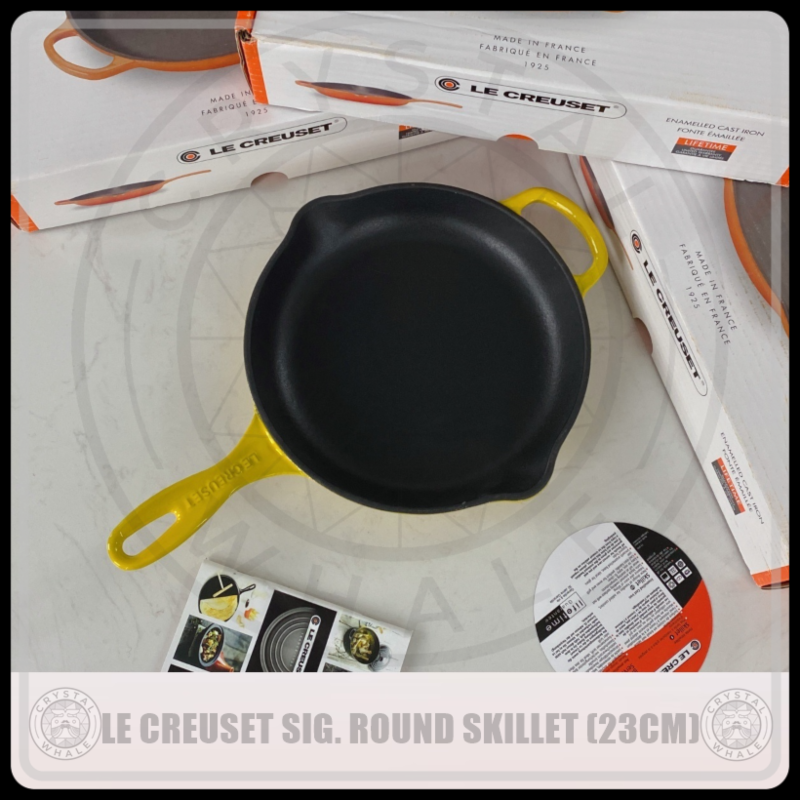 Le Creuset Signature Cast Iron Round Skillet 23cm Singapore