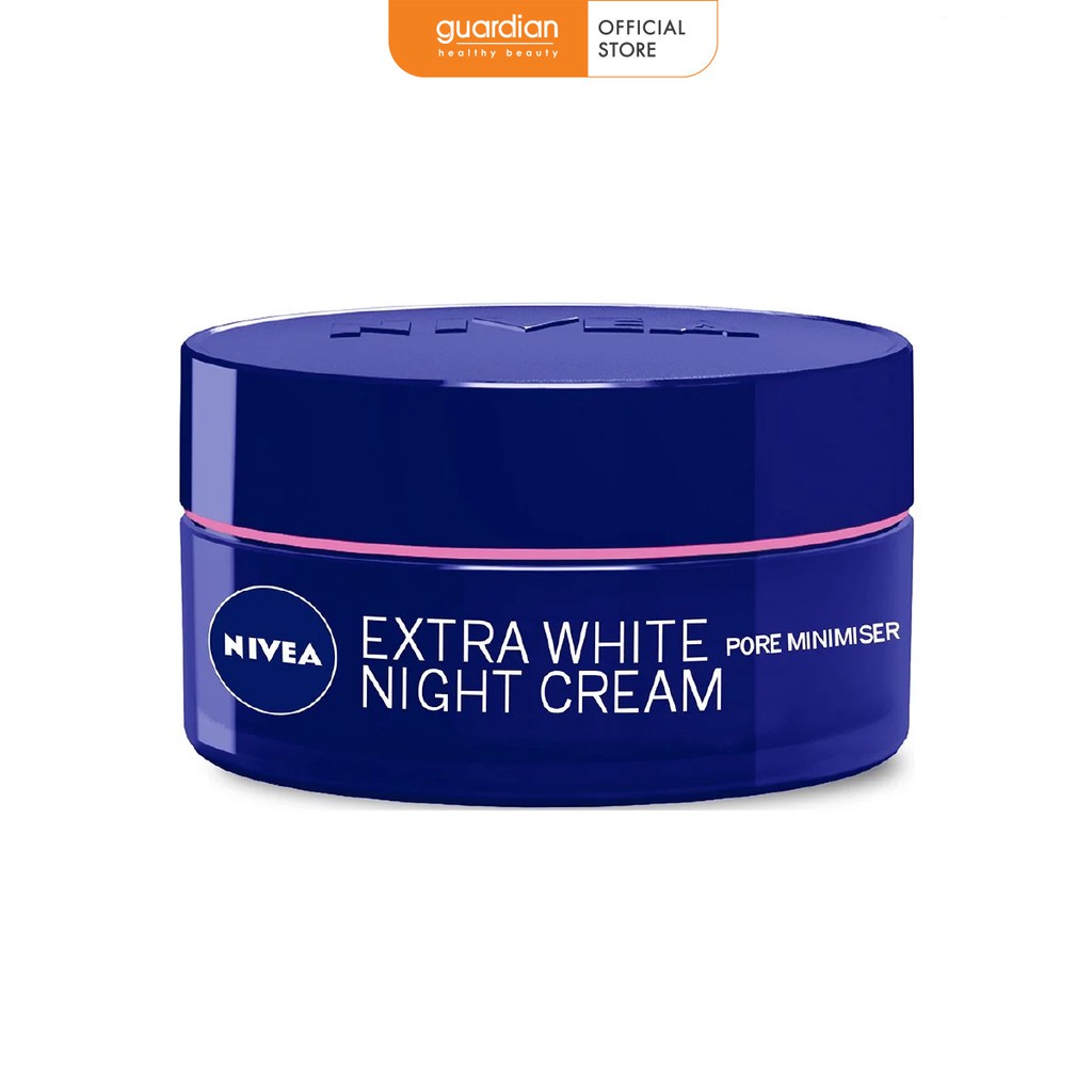 Kem dưỡng trắng da & se khít lỗ chân lông ban đêm Nivea Extra White Night Cream