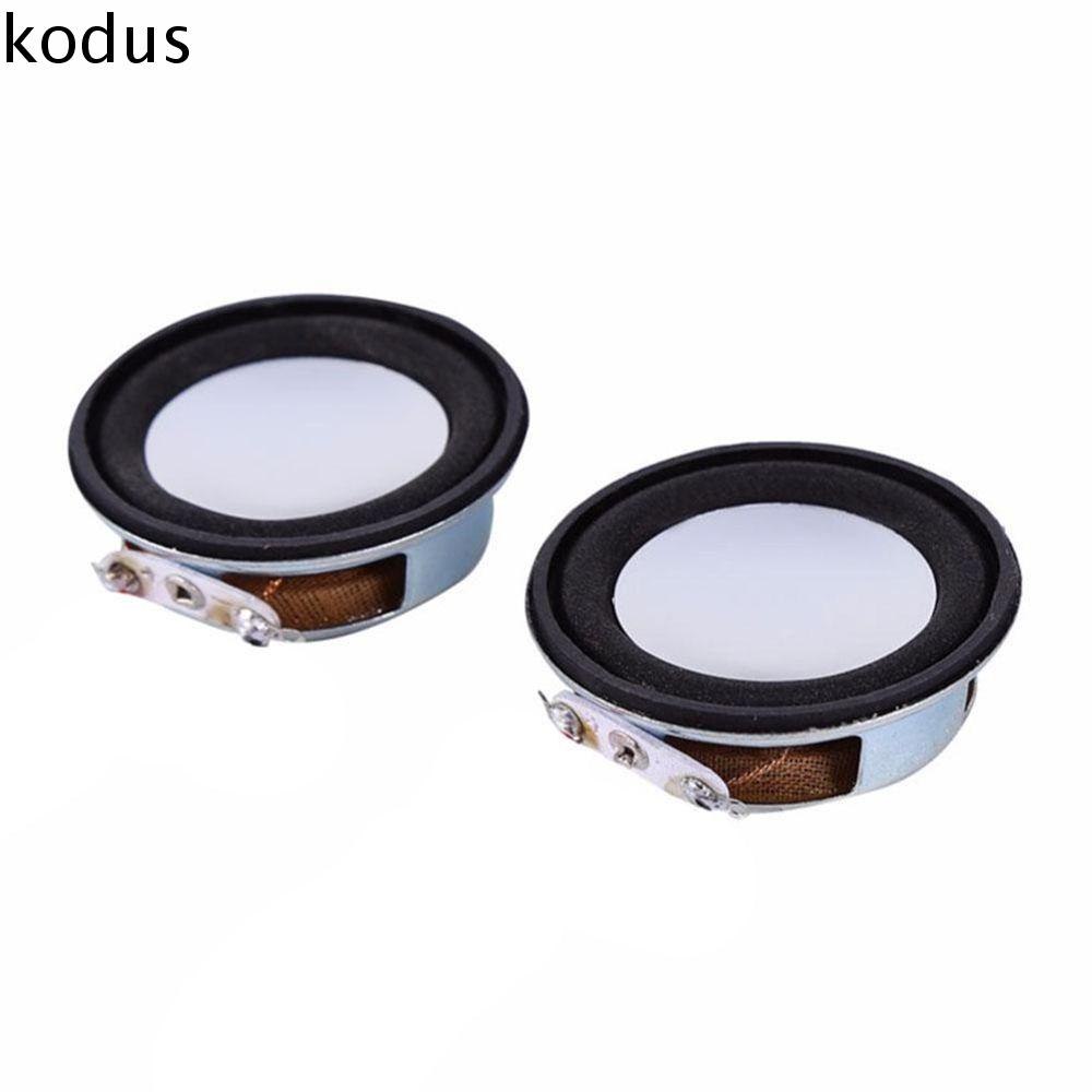 KODUS Cầm tay 2 cái / bộ 40mm 3W Phạm vi đầy đủ Phụ kiện hộp âm thanh nổi Âm thanh trầm Loa ngoài Diễn giả